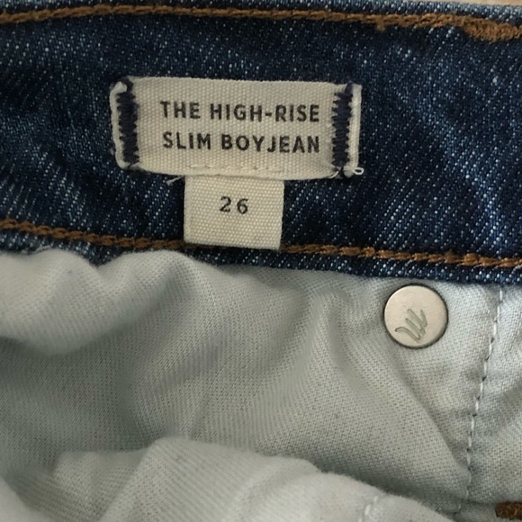 Madewell The High Rise Slim Boyjean - Picture 4 of 7